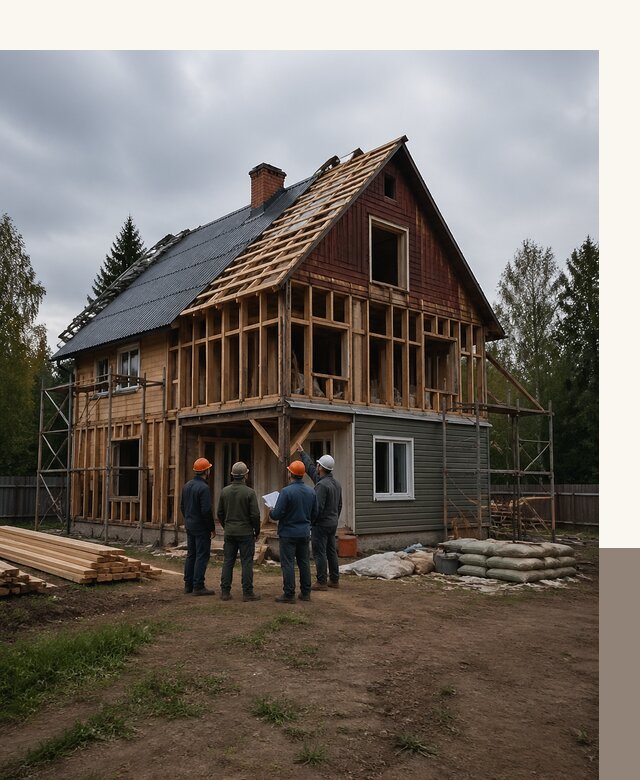 Реконструкция дачного дома в Светлограде под ключ с проектом