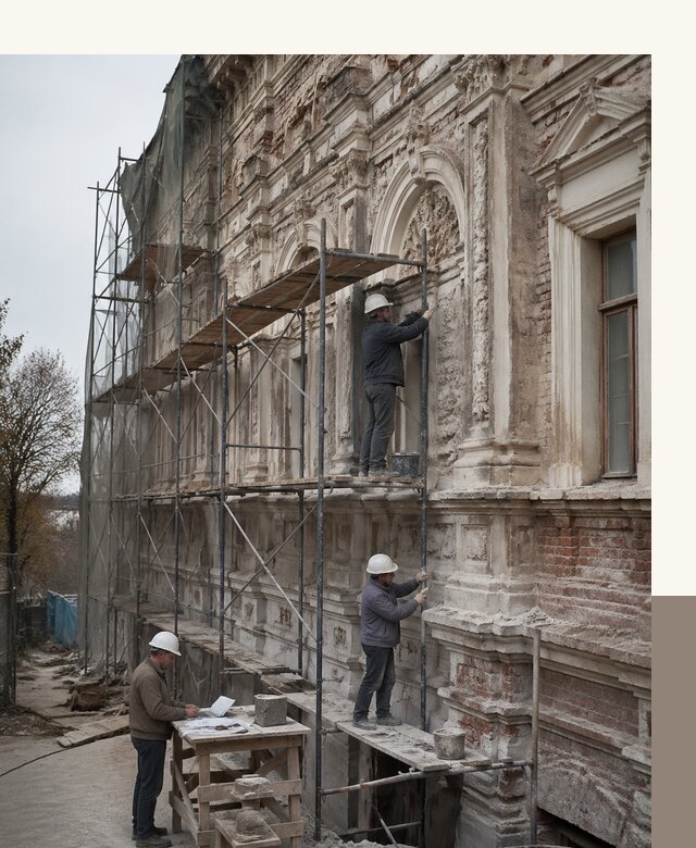 Реставрация объектов культурного наследия под ключ в Светлограде
